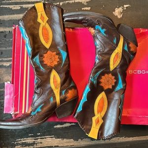 Gently worn BCBGirls leather boots